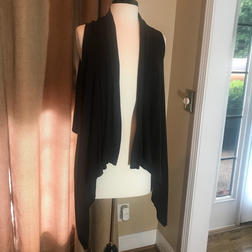Crystal Kobe Black Vest/Shrug.